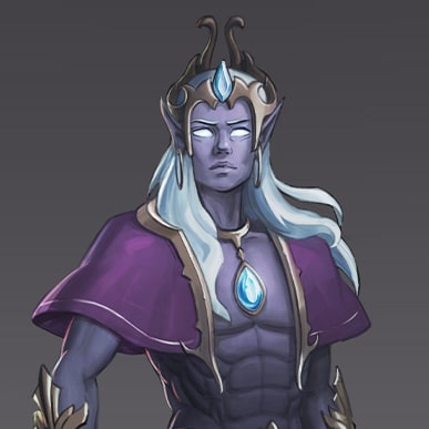 grafit212 Mikhail Tarasov Misha Tarasov elf character concept art digital painting