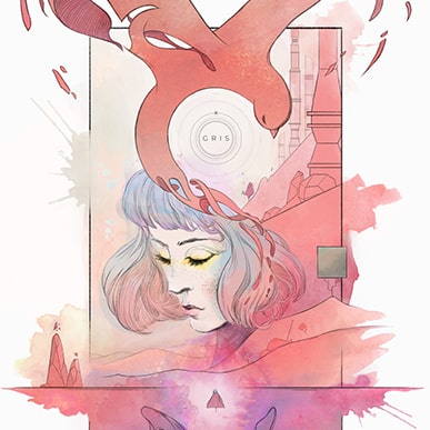 Gris-color; digital painting