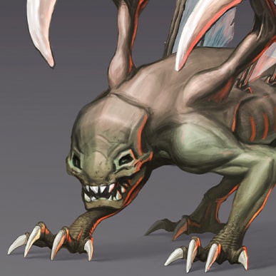 grafit212 Mikhail Tarasov Misha Tarasov monster character concept art digital painting