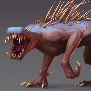 grafit212 Mikhail Tarasov Misha Tarasov monster character concept art digital painting