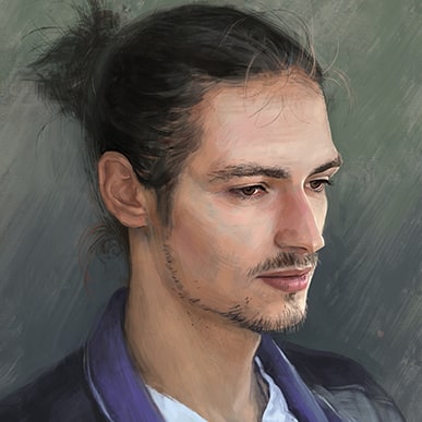 grafit212 Mikhail Tarasov Misha Tarasov portrait digital painting